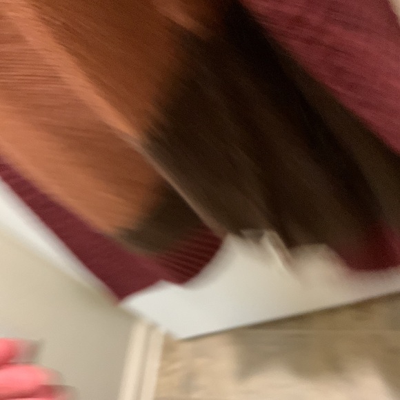 CHICO'S COLOR BLOCK LONG CARDIGAN - Picture 13 of 14